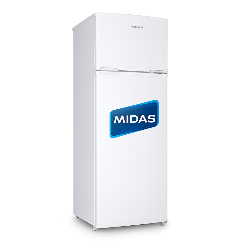 HELADERA MIDAS 300 LITROS FRIO HUMEDO 2 PUERTAS BLANCO-MD-RH300