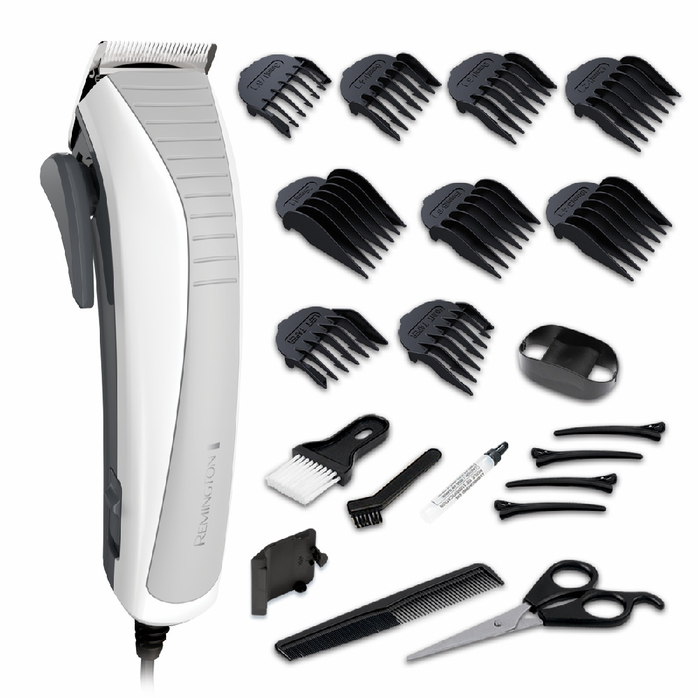 KIT DE CORTAPELOS REMINGTON  22 PCS CUCHILLAS ACERO QUIRURGICO GRIS-HC06A