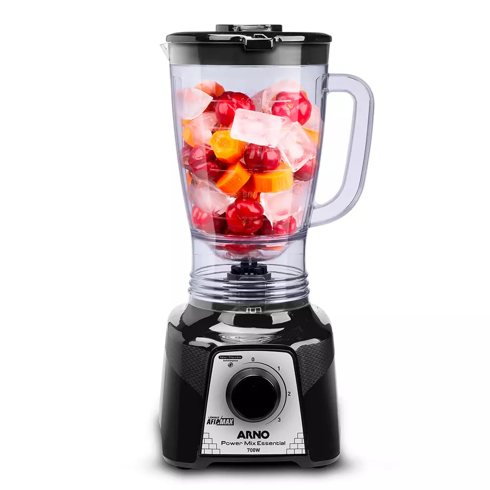 LICUADORA ARNO 2.4 LTS NEGRO POWER MIX LQ19 ESSENTIAL 3VELOC 700W LN3118B2