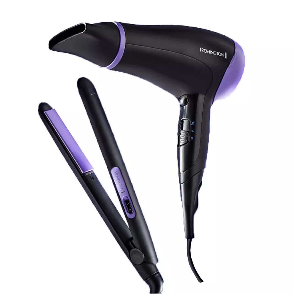 COMBO REMINGTON PLANCHITA + SECADOR  STYLE ESSENTIALS-3015