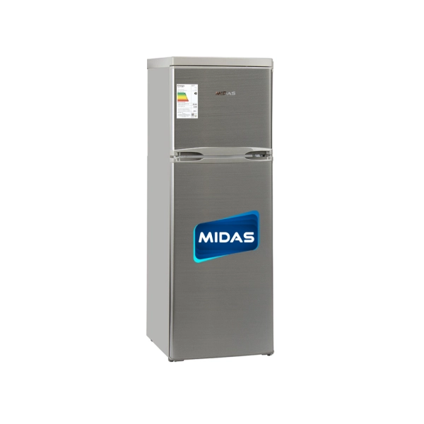 HELADERA MIDAS 350 LITROS  FRIO HUMEDO 2 PUERTAS INOX-MD-RHX350