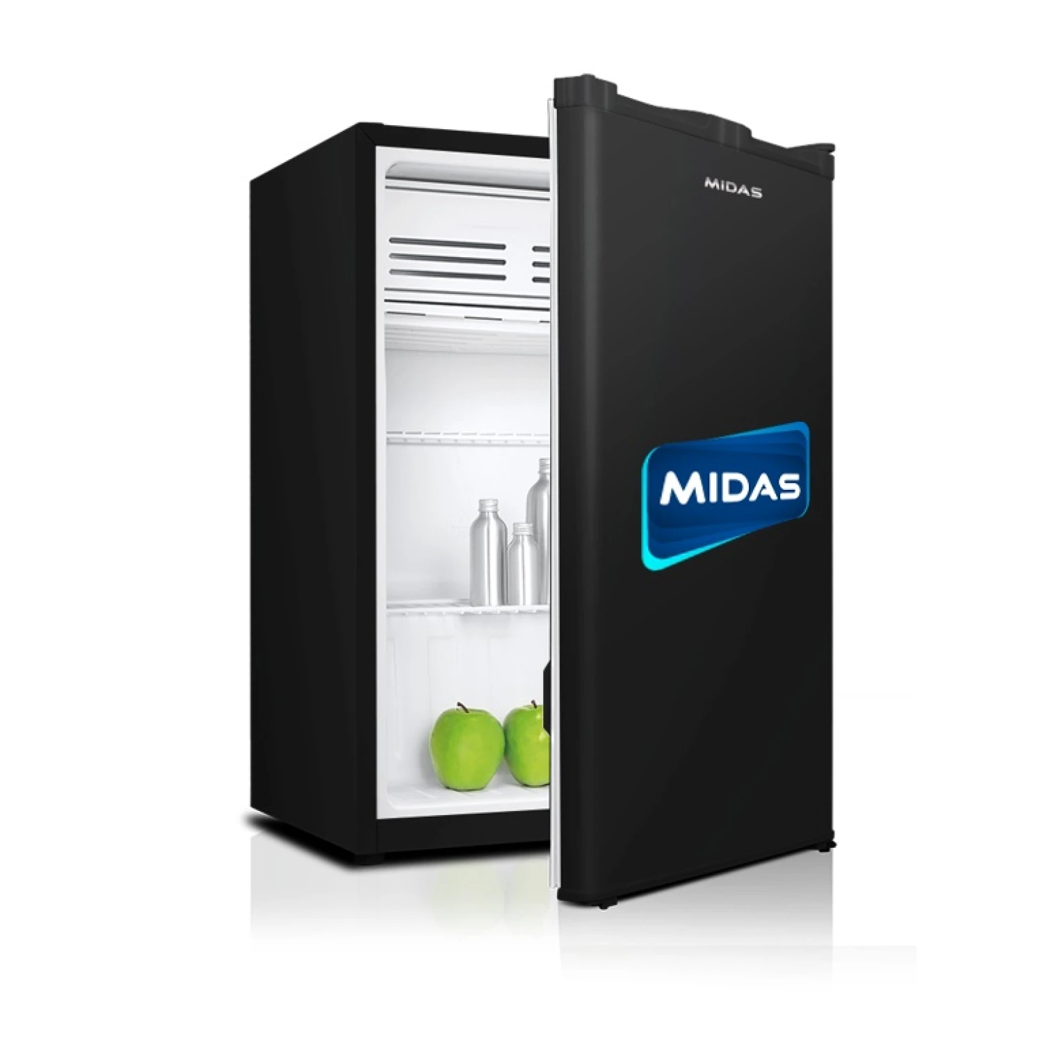 HELADERA MIDAS 77 LITROS FRIGOBAR FRIO HUMEDO NEGRO- MD-FGB77HF