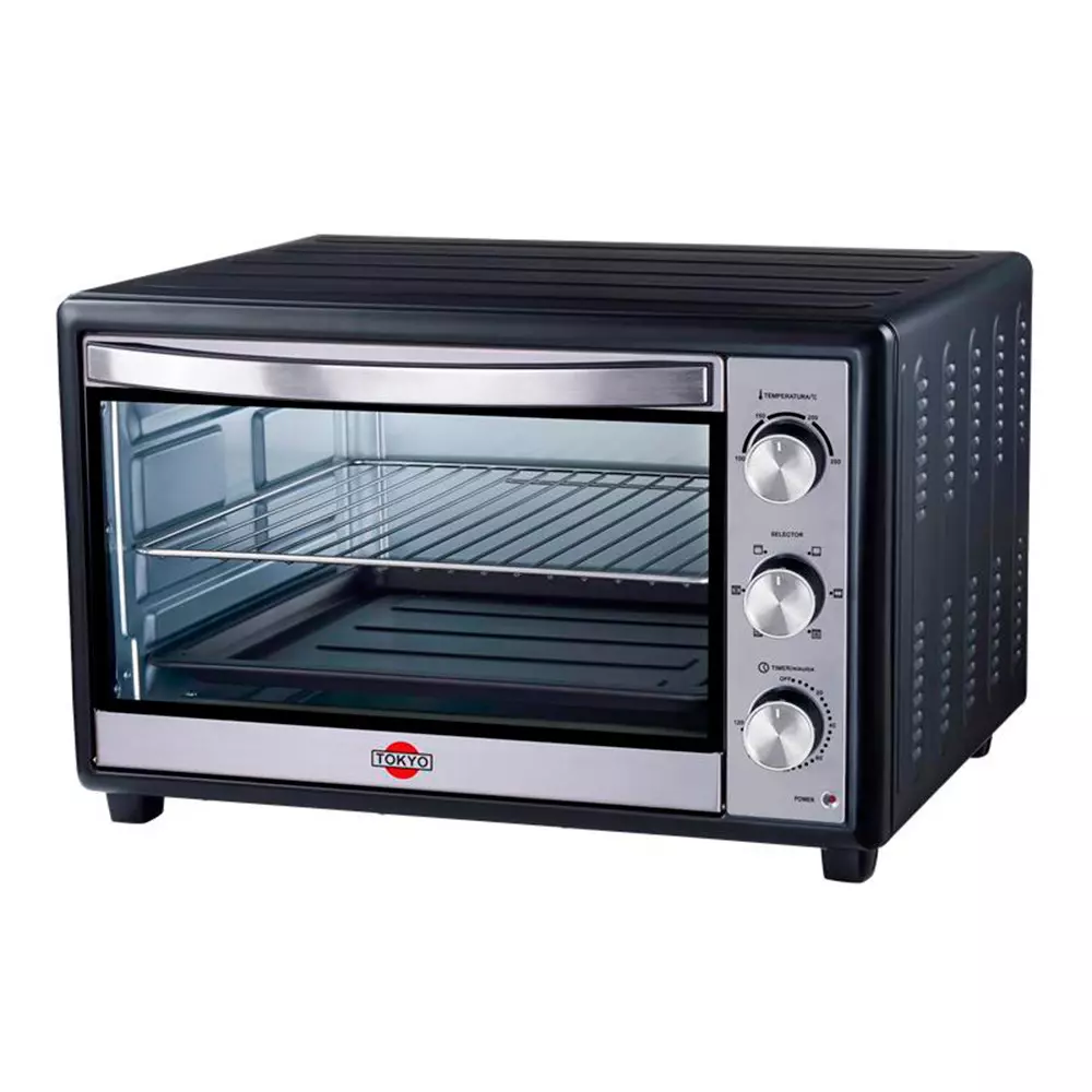 HORNO ELECTRICO TOKYO 56 LITROS LISTO PLUS NEGRO-EDTHE56L