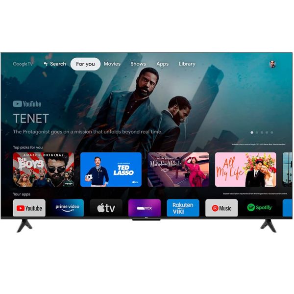 TELEVISOR TCL 55" SMART 4K UHD GOOGLE TV-55P635