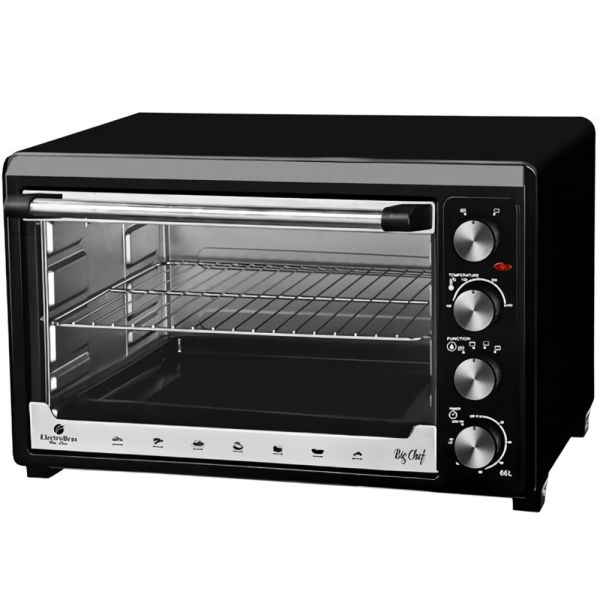 HORNO ELECTRICO ELECTROBRAS 66 LITROS NEGRO-EBHE-66