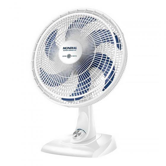 VENTILADOR DE MESA MONDIAL SUPER POWER 40 CM-MD-VSP-40-W
