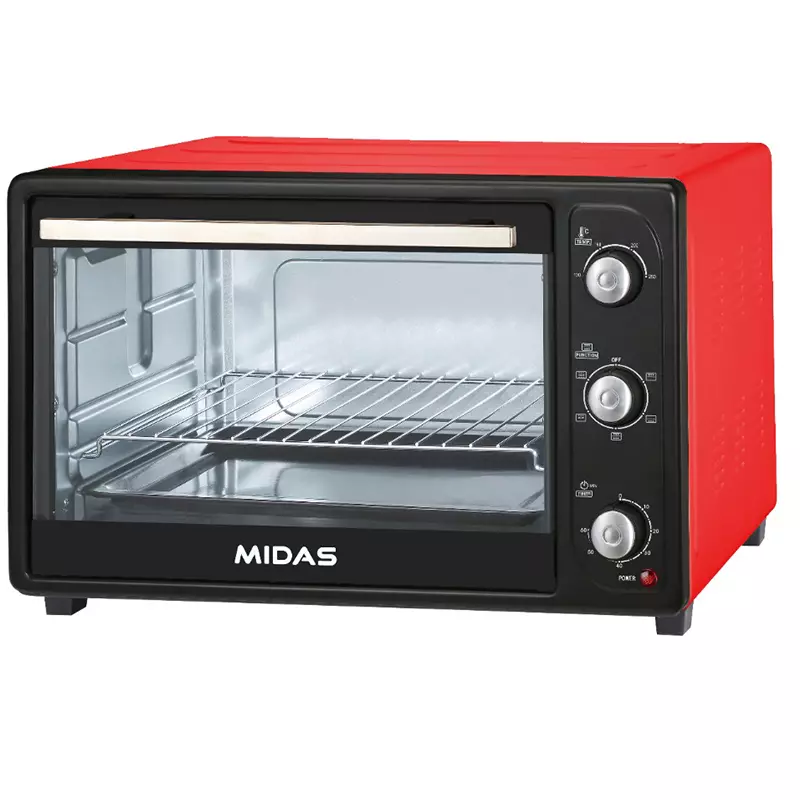HORNO ELECTRICO MIDAS 45 LITROS ROJO-MD-KR-45