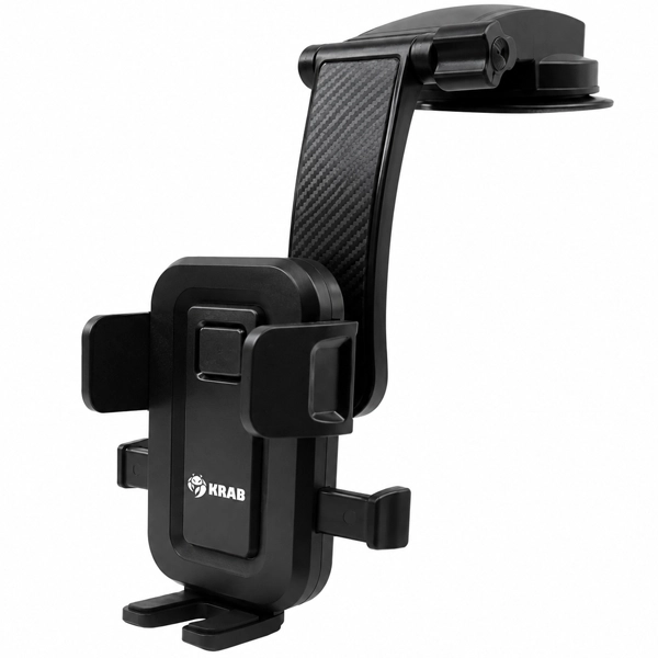 SOPORTE P/ CELULAR DE AUTO KRAB UNIVERSAL KB600 COLOR NEGRO