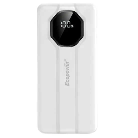 CARGADOR PORTATIL ECOPOWER EP-C835 22000MAH COLOR BLANCO