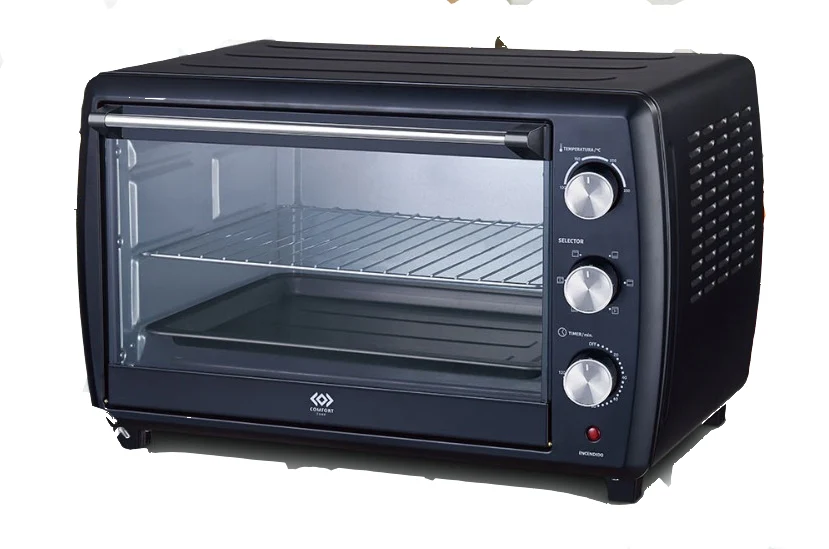 HORNO ELECTRICO COMFORT ZONE 46 LITROS NEGRO-MD-EDHCZ-H46L-9SKH