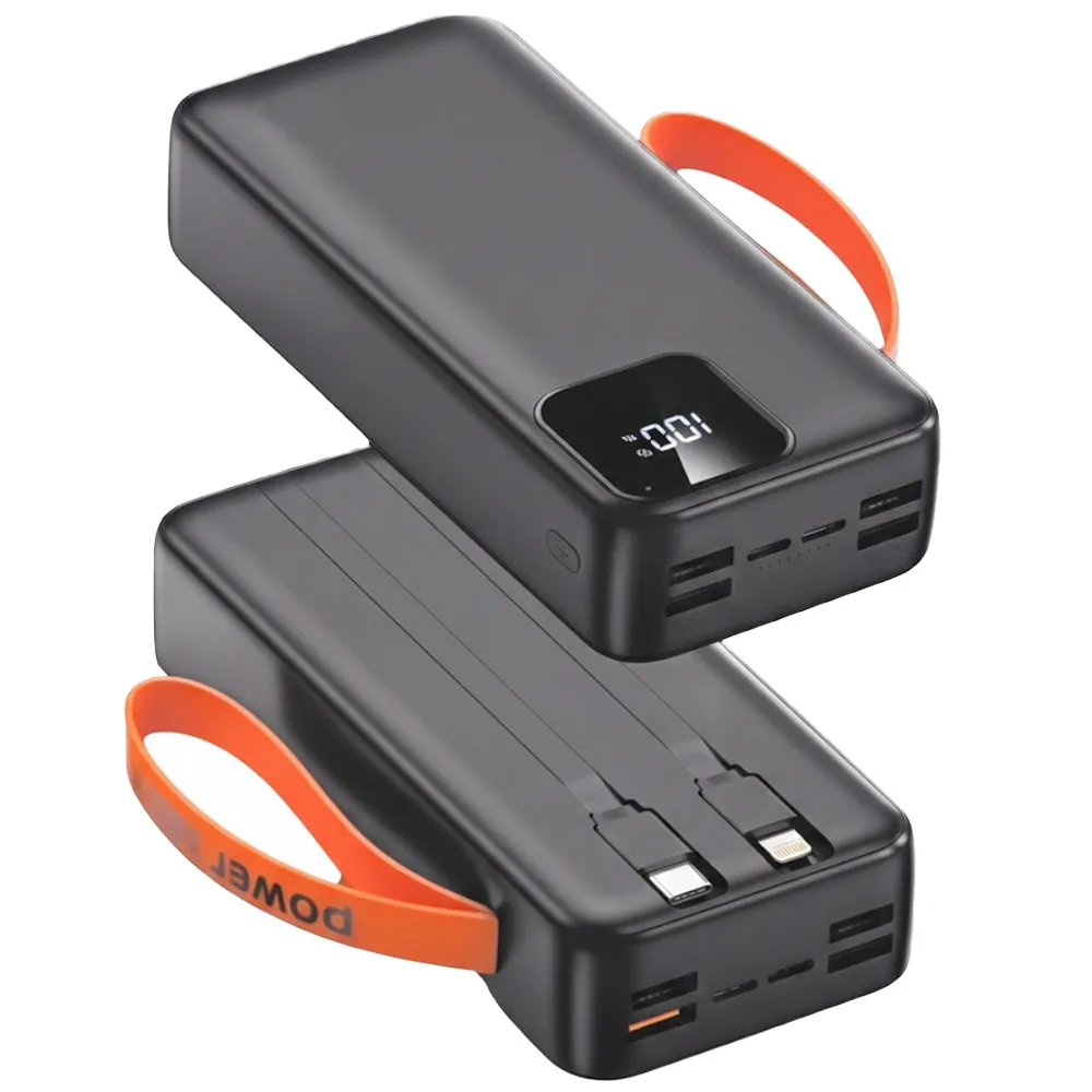 CARGADOR PORTATIL ECOPOWER EP-C827 33000MAH COLOR NEGRO