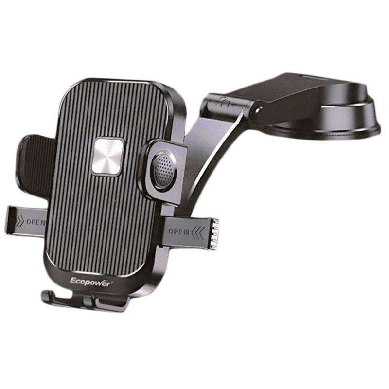 SOPORTE P/ CELULAR DE AUTO ECOPOWER UNIVERSAL EP-T006 COLOR NEGRO