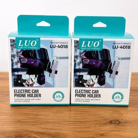 SOPORTE P/ CELULAR DE MOTO LUO UNIVERSAL LU-4018 COLOR NEGRO