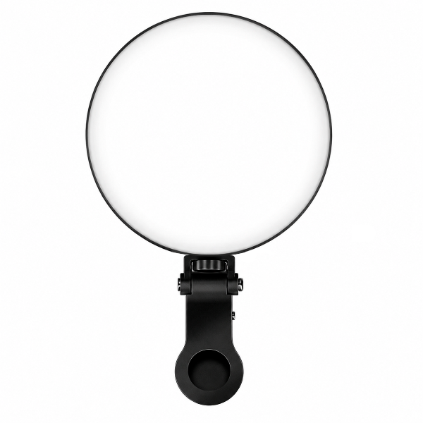 MINI LED CIRCULAR LUO MAGNETICO PORTATIL RECARGABLE LU-592 COLOR NEGRO