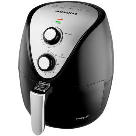 FREIDORA AIR FRYER MONDIAL 3.5 LITROS-MD-AF-30-I INOX/NEGRO