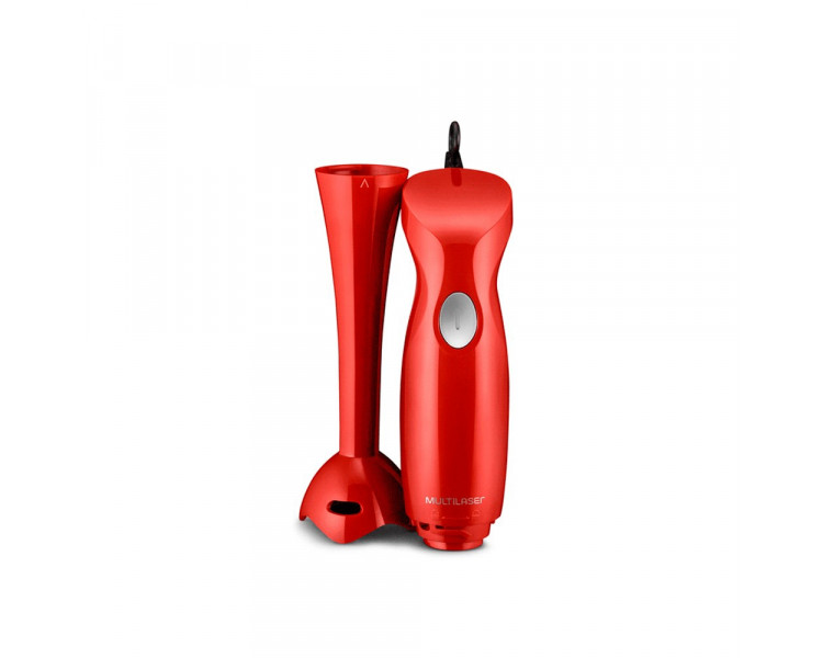 MIXER MULTILASER DE ALIMENTOS 200W 220V C/VASO ROJO- FP012