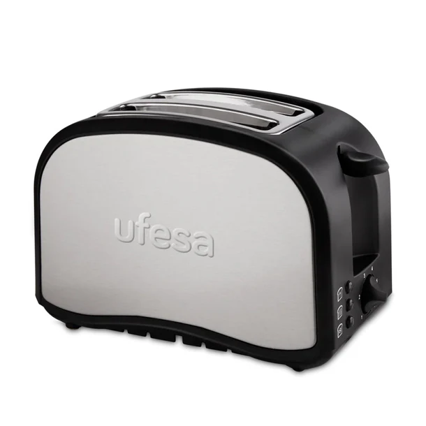TOSTADORA UFESA INOX/NEGRO 800W -TT7985
