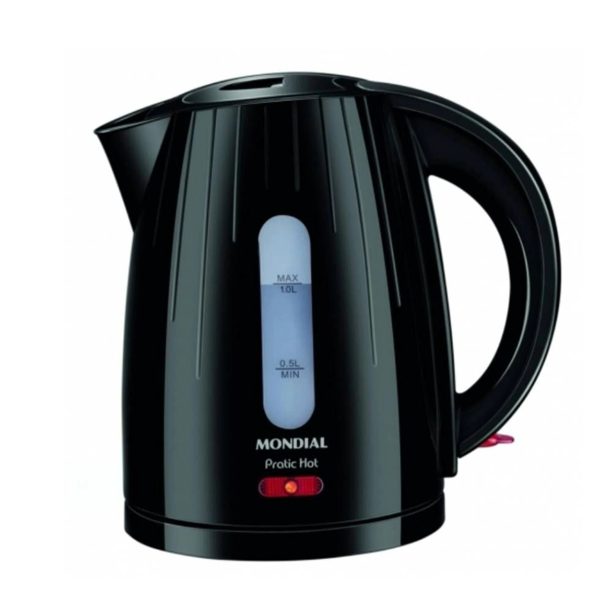 HERVIDORA ELECTRICA MONDIAL 1 LITROS PRATIC HOT NEGRO-CE-07