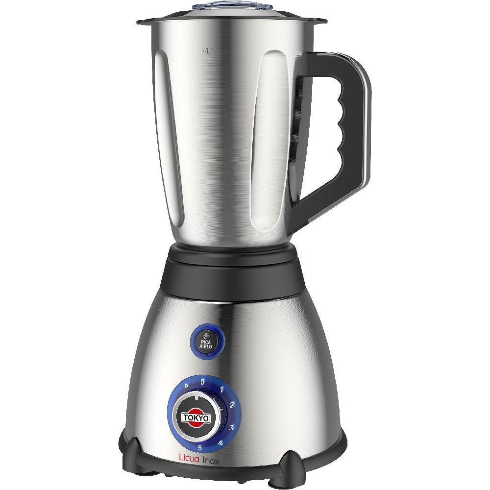 LICUADORA TOKYO 1,5 LTS LICUA INOX  500W PICA HIELO 5VELOC -EDTLLCI5V-N