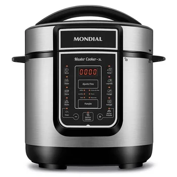 OLLA A PRESION MONDIAL 3 LITROS NEGRO-PE-40