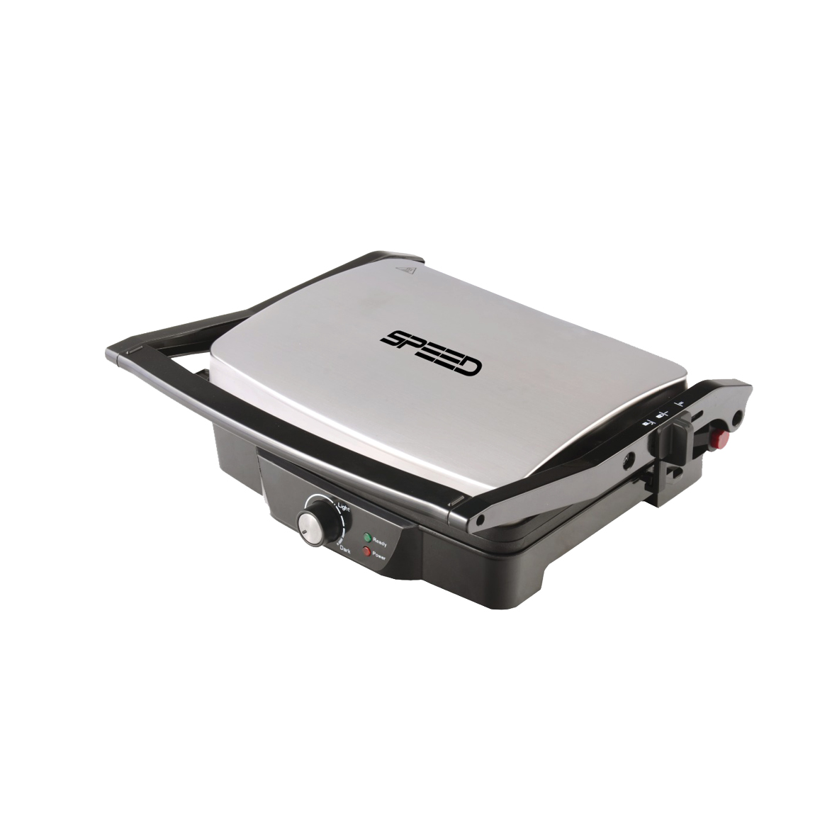 SANDWICHERA SPEED 4 PANES GRILL C/ PLACA  DE CERAMICA 2000W INOX -SSGSP