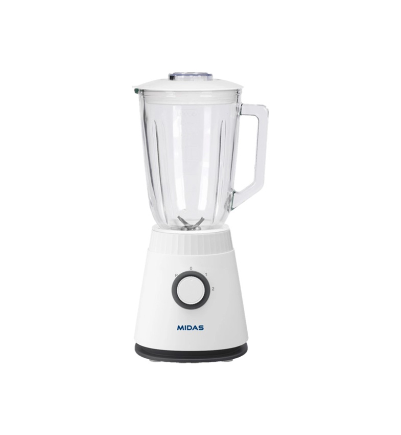 LICUADORA MIDAS 1.5 LTS BLANCO JARRA DE VIDRIO 600W MD-LC 1500