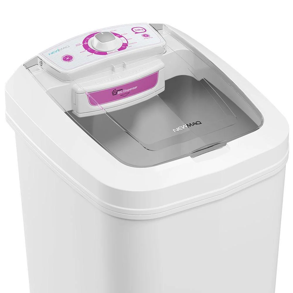 LAVARROPA SEMIAUTOMATICA NEW MAQ 12 KG BLANCO