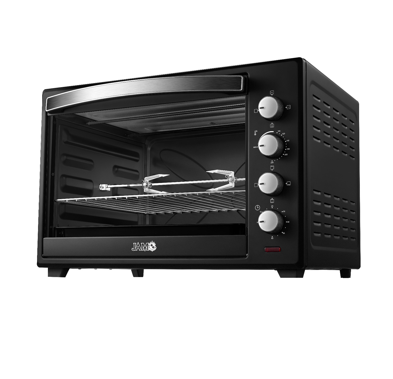 HORNO ELECTRICO JAM 42 LITROS C/ LUZ INTERNA NEGRO-DN42E-RML