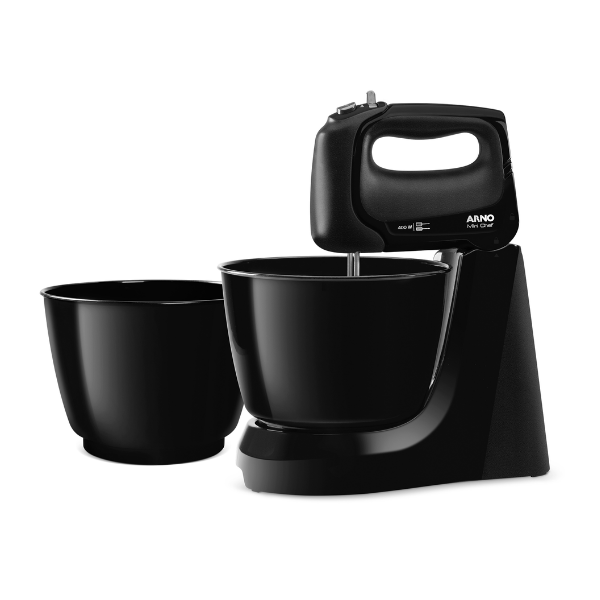 BATIDORA ARNO MINICHEF HM11 SX1618B2 4V 2 BOWLS NEGRO 220V