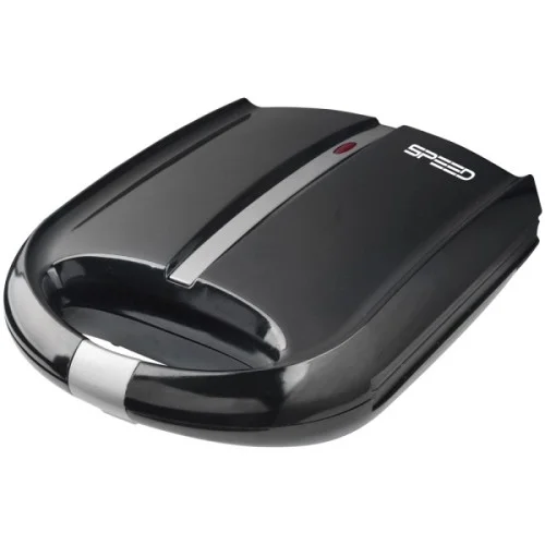 SANDWICHERA SPEED 4 PANES PLACA GRILL 1400W NEGRO-SS4PN