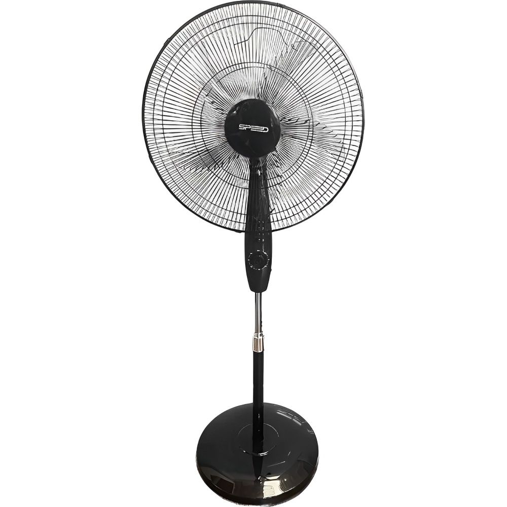 VENTILADOR DE PIE SPEED 20" NEGRO-SVP20P3V