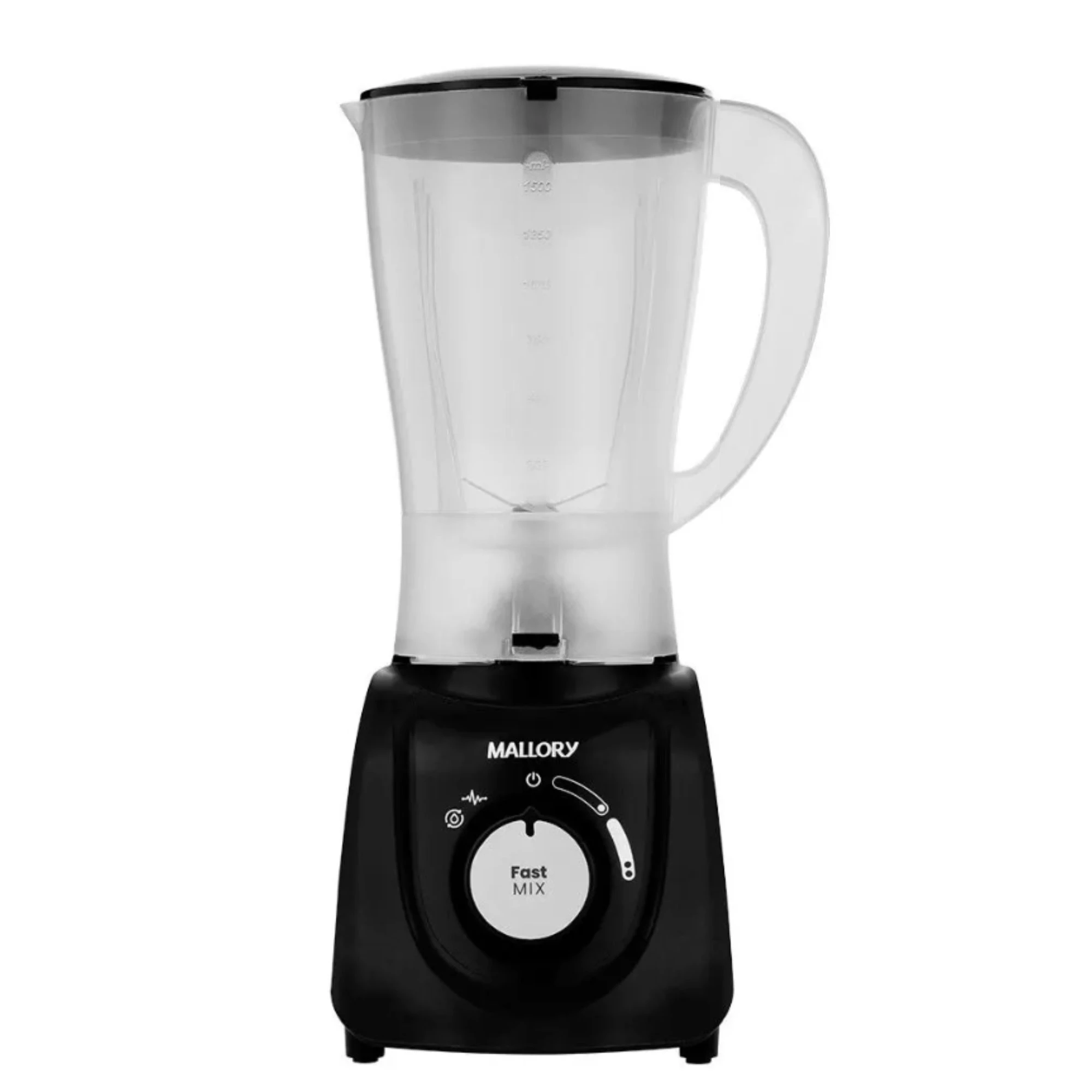 LICUADORA MALLORY 2.1 LTS NEGRO 600W FAST MIX 2VELOC-PRB91202542