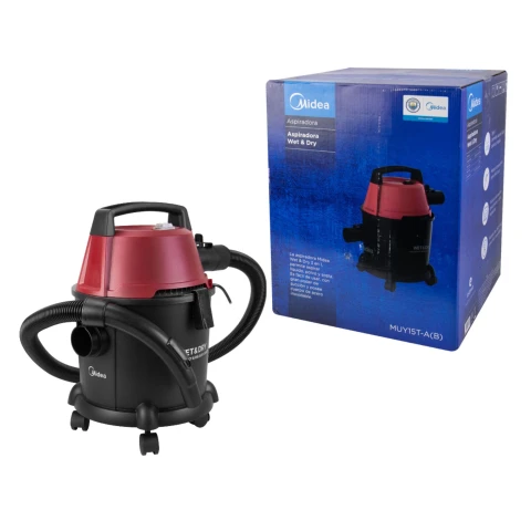 ASPIRADORA MIDEA 15 LITROS AGUA/POLVO 1400W-VTM21B15T-A