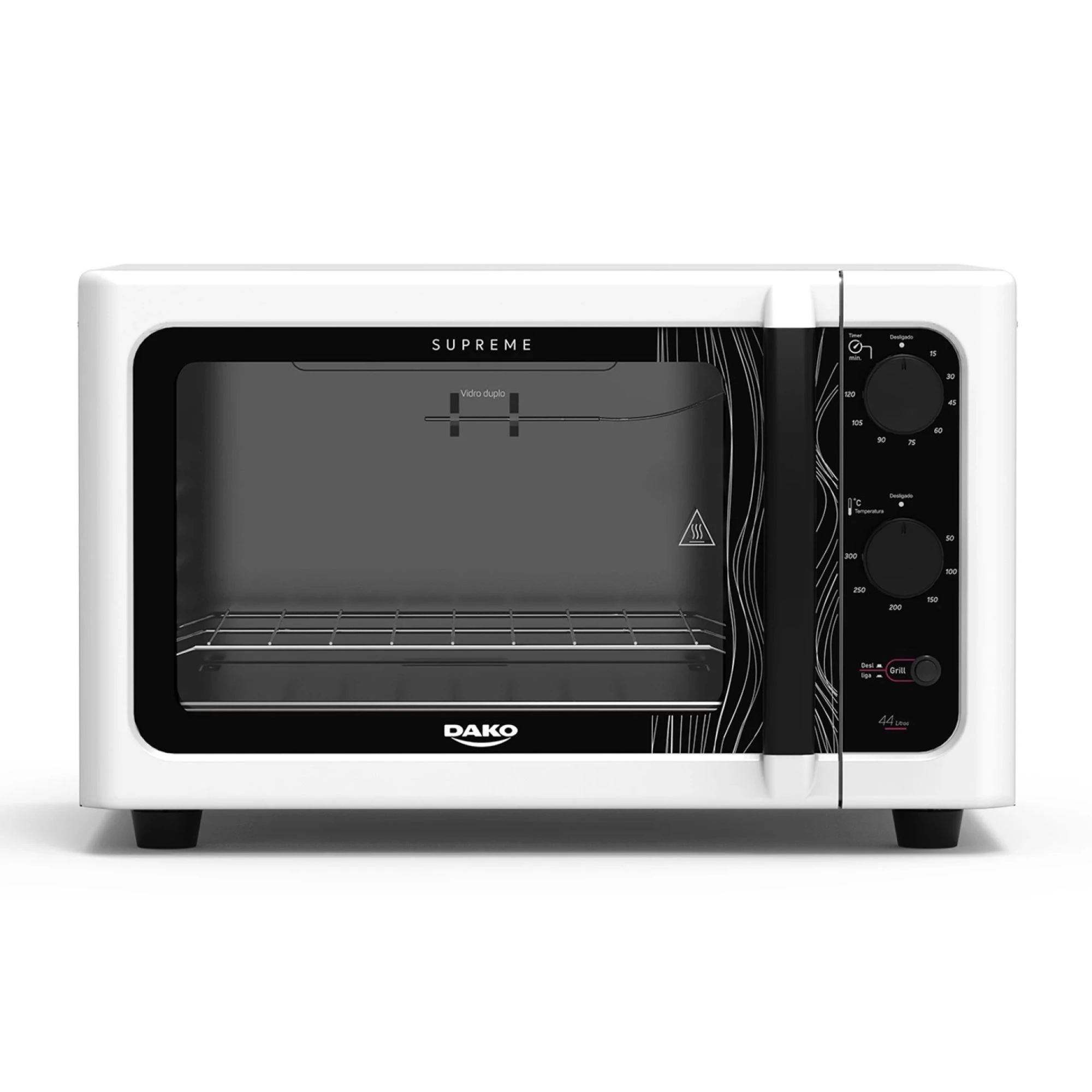HORNO ELECTRICO DAKO SUPREME 44 LITROS BLANCO