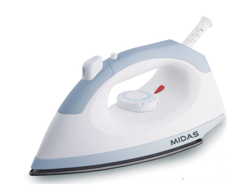 PLANCHA A SECA MIDAS BLANCO C/SPRAY 1100W
