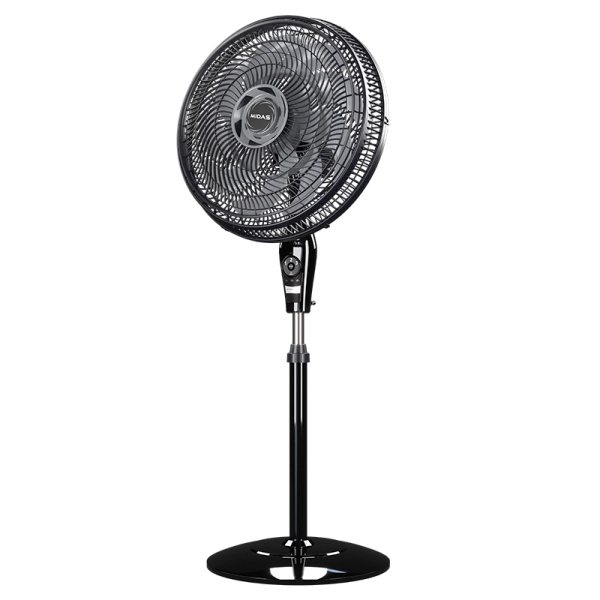 VENTILADOR DE PIE MIDAS NEGRO-FS150BRM