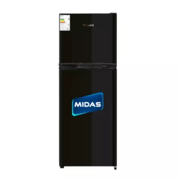 HELADERA MIDAS 400 LITROS FRIO HUMEDO NEGRO-MD-RHB400