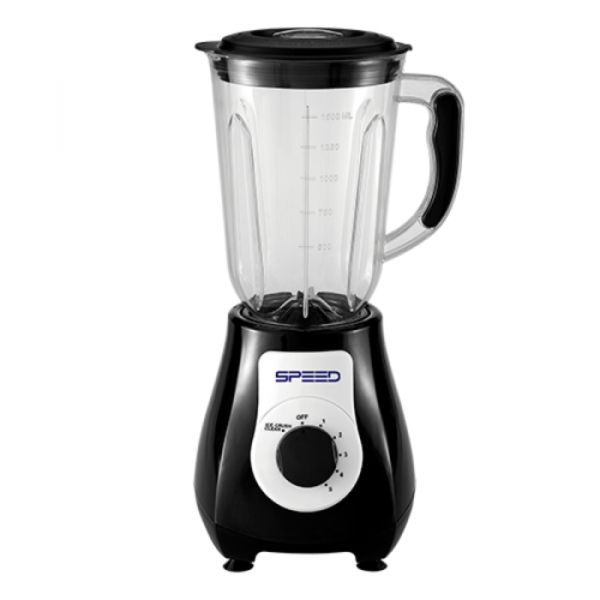 LICUADORA SPEED 1,5 LTS NEGRO 5V JARRA DE PLASTICO -MD-SL1.5LSVJPN