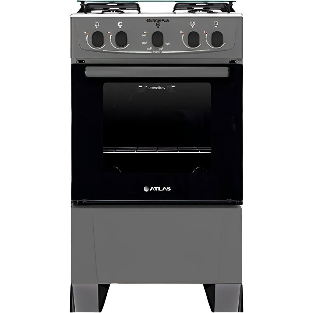 COCINA A GAS ATLAS 4H COLISEUM PLUS TITANIO-300001315T