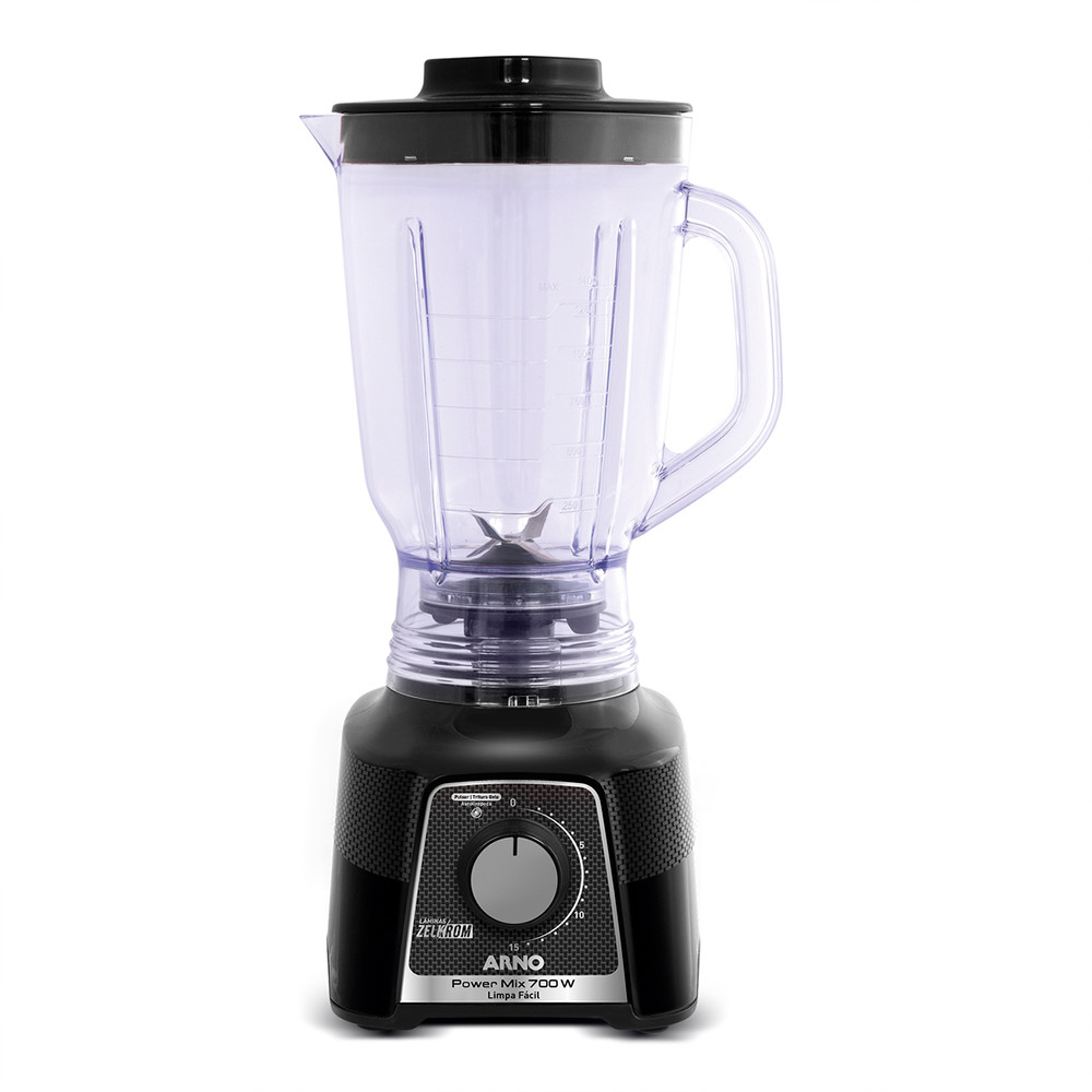 LICUADORA ARNO 1.4 LTS NEGRO POWER MIX LIMPIA FACIL 700W LQ33 15 VELOC