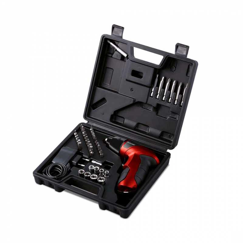 DESTORNILLADOR ELECTRICO MULTILASER + MALETA 4.8V  HO063